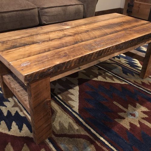 Rustic Wood Coffee Tables (Photo 19 of 21)