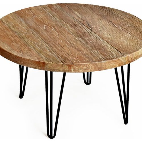 Rustic Round Coffee Tables (Photo 3 of 20)