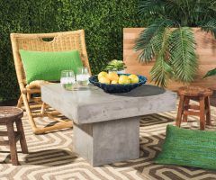 20 Collection of Modern Outdoor Patio Coffee Tables