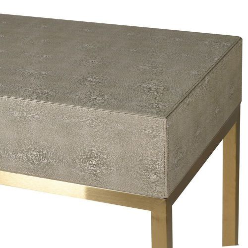 Faux Shagreen Console Tables (Photo 20 of 20)