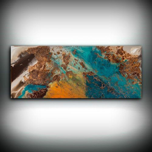 Blue And Brown Canvas Wall Art (Photo 11 of 15)