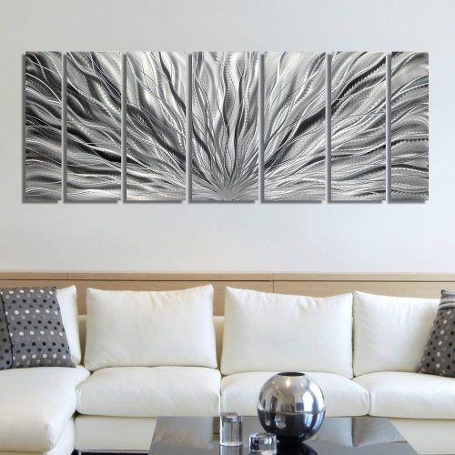 Large Abstract Metal Wall Art (Photo 12 of 20)