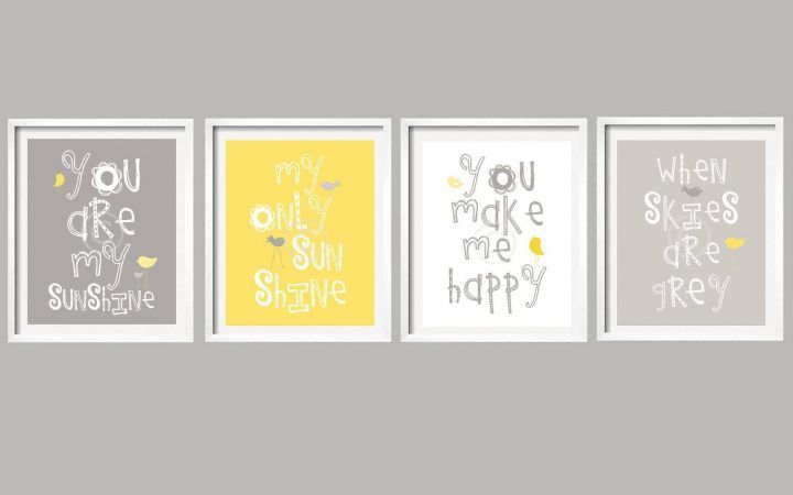  Best 20+ of Gray and Yellow Wall Art