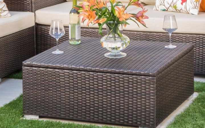 20 Best Collection of Outdoor Coffee Tables with Storage