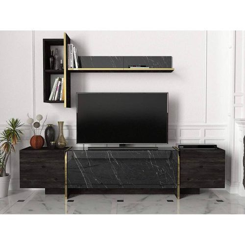 Black Marble Tv Stands (Photo 3 of 20)