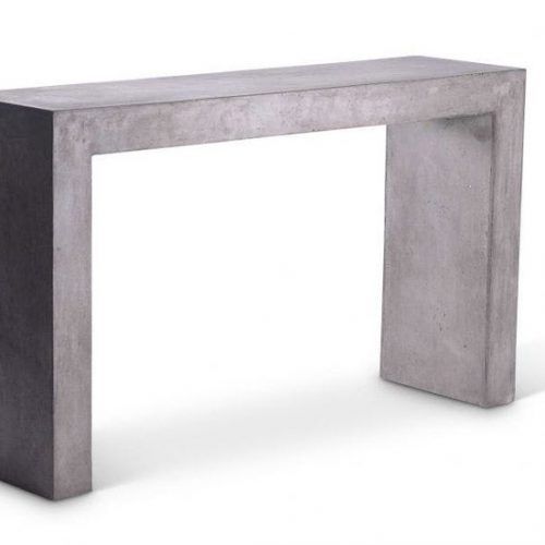 Modern Concrete Console Tables (Photo 7 of 20)