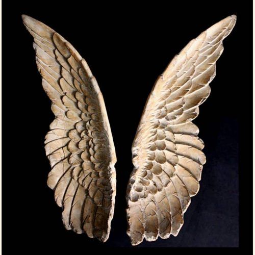 Angel Wings Sculpture Plaque Wall Art (Photo 7 of 20)