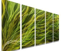 20 Collection of Green Metal Wall Art