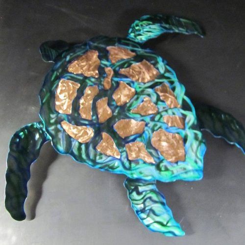Sea Turtle Metal Wall Art (Photo 6 of 20)