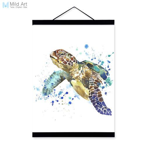 Sea Turtle Canvas Wall Art (Photo 19 of 20)