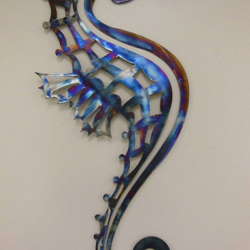 Seahorse Metal Wall Art (Photo 4 of 20)