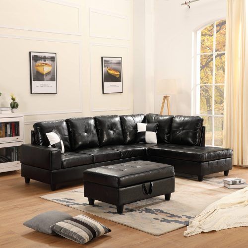 Faux Leather Sectional Sofa Sets (Photo 18 of 21)