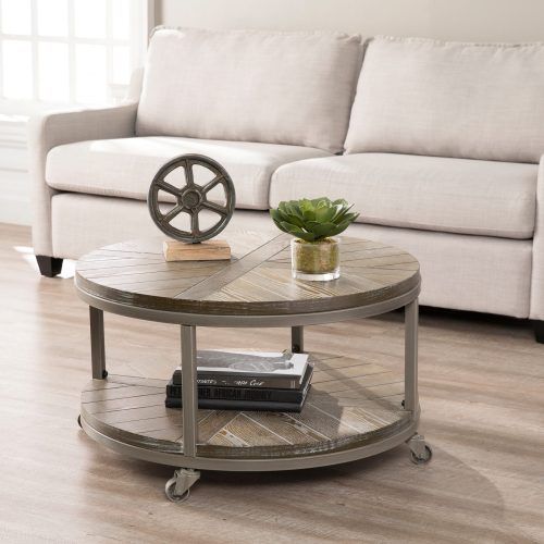Industrial Faux Wood Coffee Tables (Photo 12 of 20)