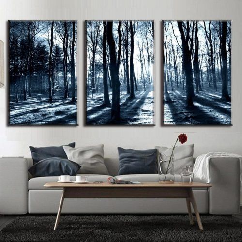 Canvas Wall Art Of Trees (Photo 9 of 15)