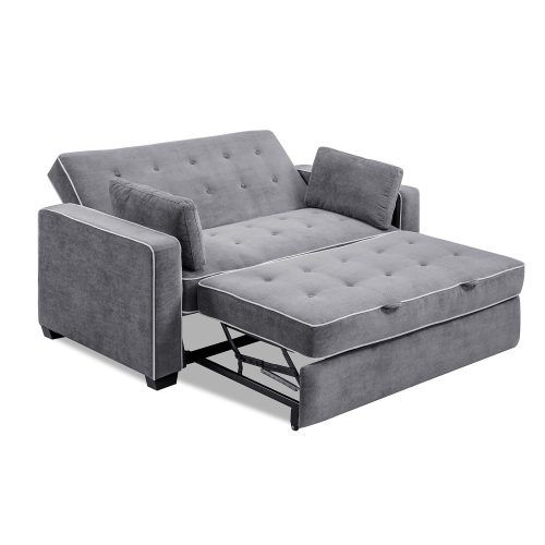 3 In 1 Gray Pull Out Sleeper Sofas (Photo 13 of 20)