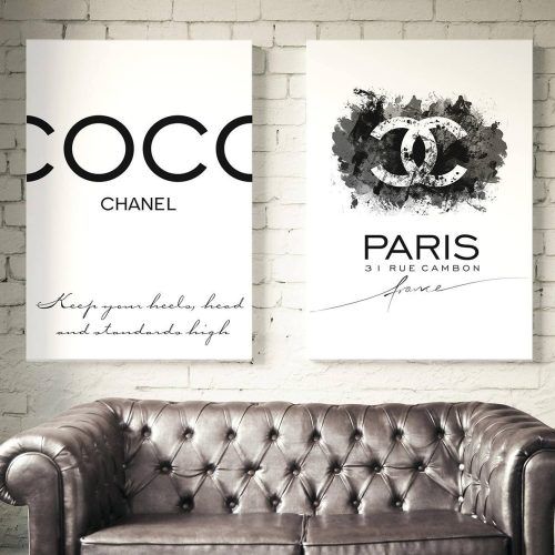 Coco Chanel Quotes Framed Wall Art (Photo 21 of 30)