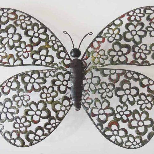 Butterflies Metal Wall Art (Photo 20 of 20)