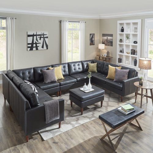 Modern U-Shaped Sectional Couch Sets (Photo 12 of 20)