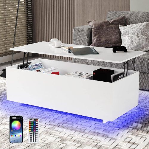 Led Coffee Tables With 4 Drawers (Photo 15 of 20)