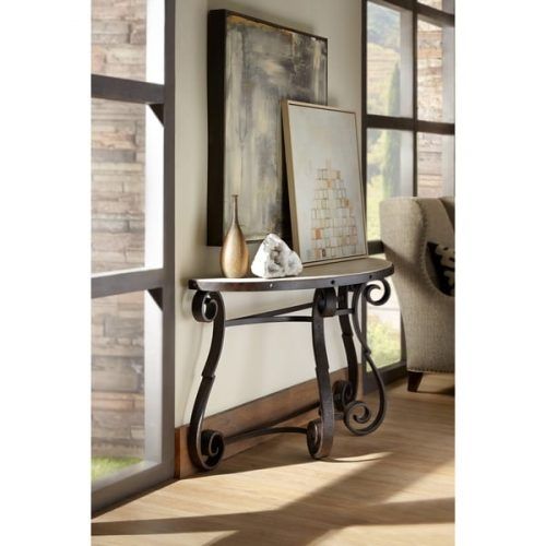 Aged Black Iron Console Tables (Photo 13 of 20)