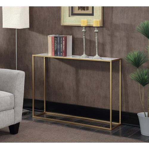 Metallic Gold Console Tables (Photo 5 of 20)