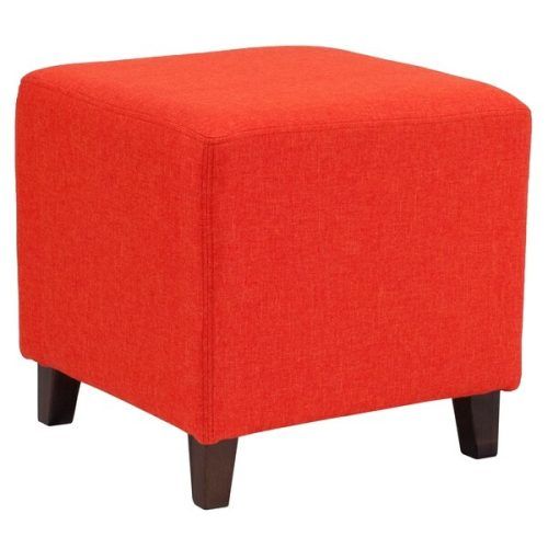 Solid Cuboid Pouf Ottomans (Photo 6 of 20)