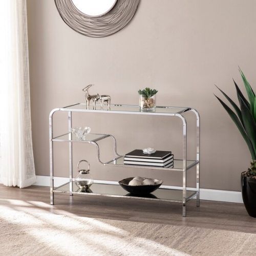 Mirrored And Silver Console Tables (Photo 16 of 20)