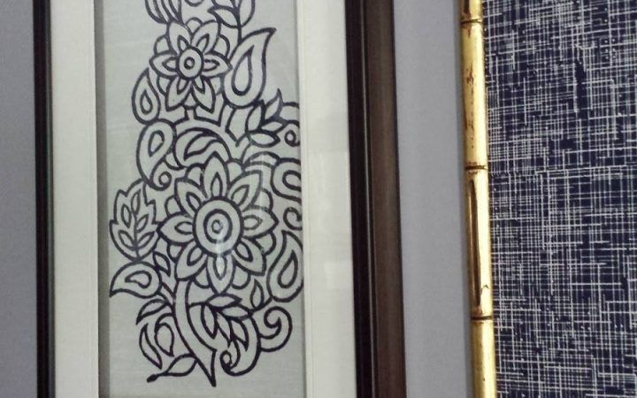 15 Inspirations Framed Textile Wall Art