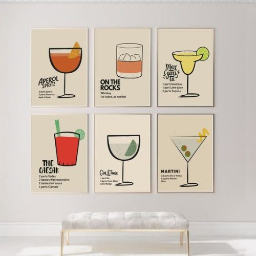 Cocktails Wall Art (Photo 4 of 20)
