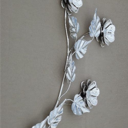 Silver Flower Wall Art (Photo 16 of 20)