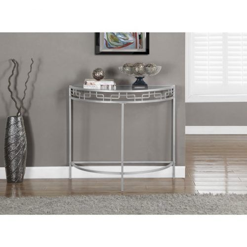 Metallic Silver Console Tables (Photo 7 of 20)