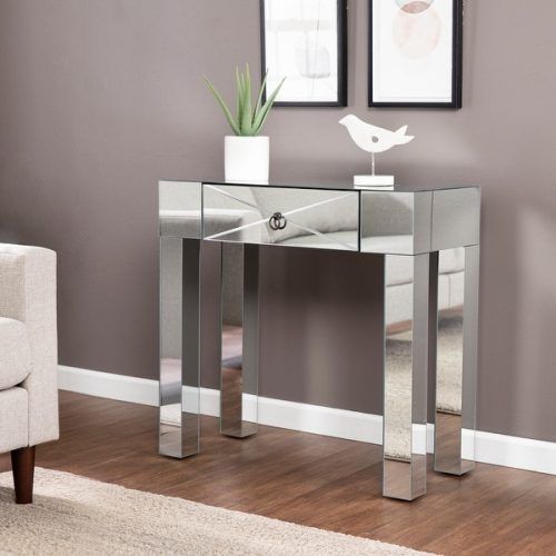 Mirrored And Silver Console Tables (Photo 9 of 20)