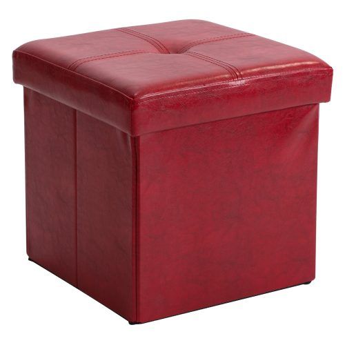Solid Cuboid Pouf Ottomans (Photo 1 of 20)