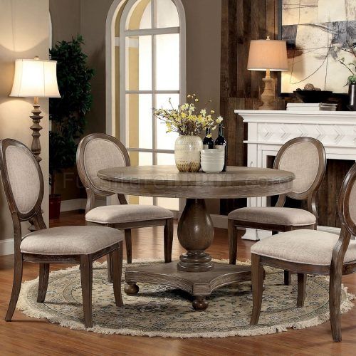2-Piece Round Console Tables Set (Photo 6 of 20)