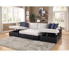 20 Ideas of U-shaped Sectional Sofa with Pull-out Bed