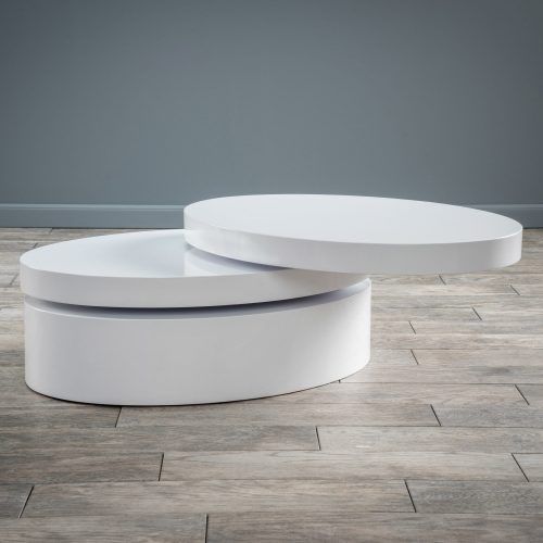 Oval Mod Rotating Coffee Tables (Photo 19 of 20)