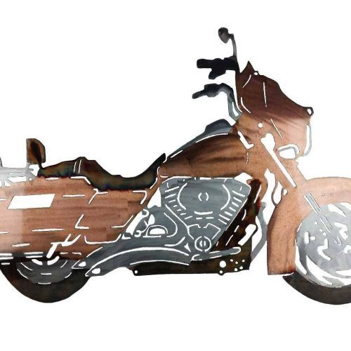 Motorcycle Metal Wall Art (Photo 4 of 20)