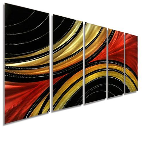 Black And Gold Abstract Wall Art (Photo 10 of 20)