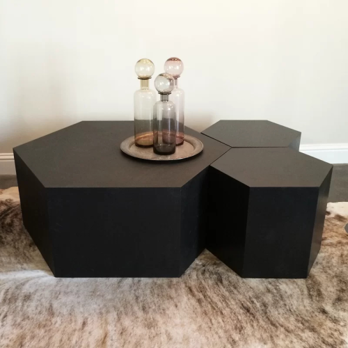 Geometric Block Solid Coffee Tables (Photo 16 of 20)