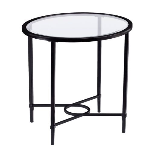 Tempered Glass Oval Side Tables (Photo 18 of 20)