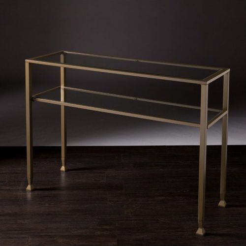 Glass And Gold Console Tables (Photo 15 of 20)