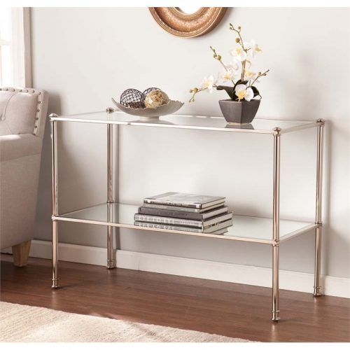 Antique Silver Metal Console Tables (Photo 20 of 20)
