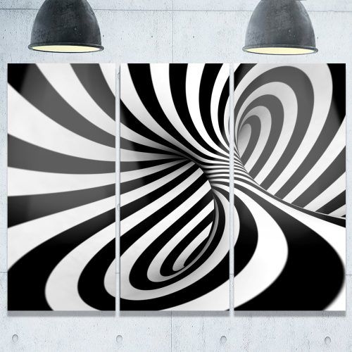Black And White Abstract Wall Art (Photo 7 of 20)