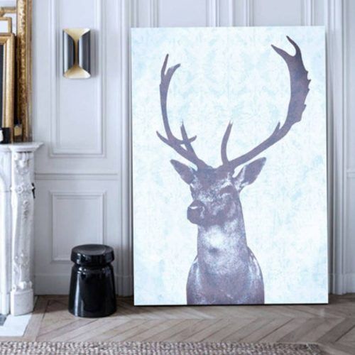 Deer Canvas Wall Art (Photo 15 of 15)