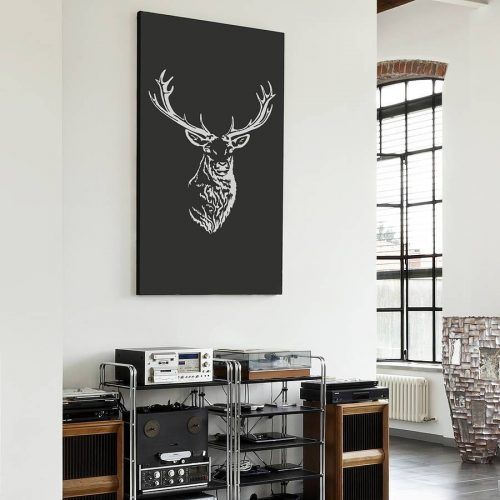 Stags Head Wall Art (Photo 11 of 25)
