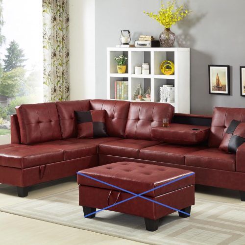 Faux Leather Sectional Sofa Sets (Photo 20 of 21)
