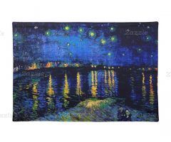 2024 Best of Blended Fabric Van Gogh Starry Night Over the Rhone Wall Hangings