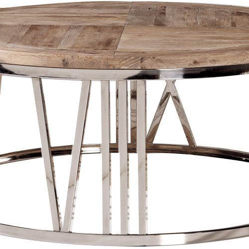 Round Coffee Tables With Steel Frames (Photo 3 of 21)