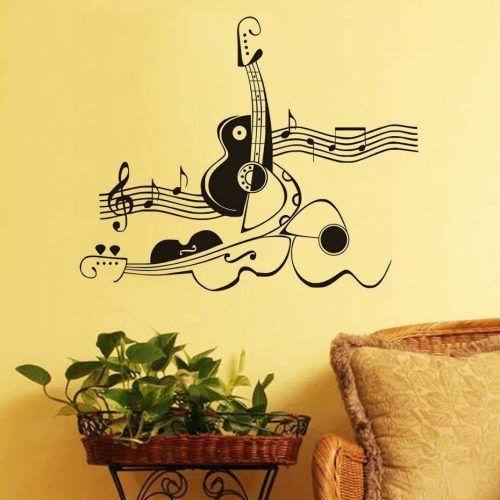 Music Note Art For Walls (Photo 22 of 25)