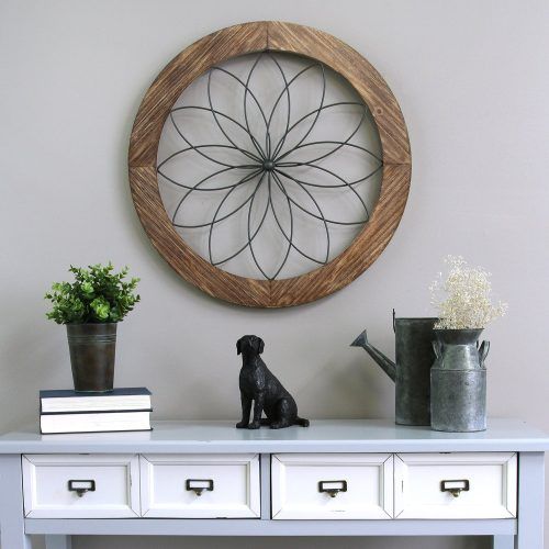 Round Gray Disc Metal Wall Art (Photo 8 of 20)
